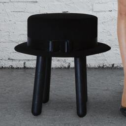 Hat Stool By Monkeymachinedesign, Elegant Stool, Floor Pouf, Footstool, Ottoma - thumbnail 2