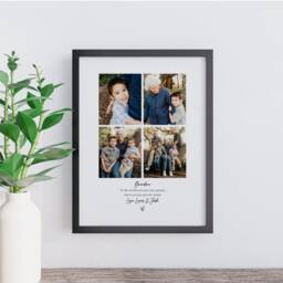 Nanny Personalised Photo Frame Mothers Day Gift, Grandma Picture Print, Mum Gift For Gran, Nan Birthday - thumbnail 2