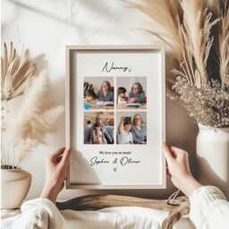 Nanny Personalised Photo Frame Mothers Day Gift, Grandma Picture Print, Mum Gift For Gran, Nan Birthday - thumbnail 3