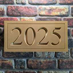 Deeply Engraved Stone House Sign 440 X 215 50mm - thumbnail 2