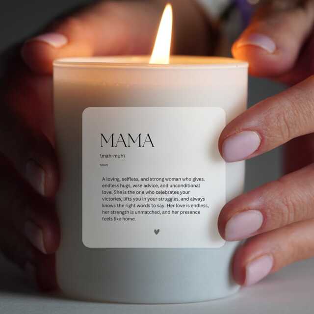 Mothers Day Candle Gift Refillable Candles 250G/150G For Her Cotton Wick Box Included - image 1