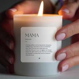 Mothers Day Candle Gift Refillable Candles 250G/150G For Her Cotton Wick Box Included - thumbnail 1