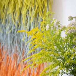 Woven Wall Tapestry - Wool Art Boho Home Decor Modern Fiber Large Colorful Hanging Handmade Shaggy Calaia - thumbnail 2