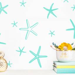 Starfish Wall Decals - Mermaid Decal, Decals, Sticker, Nursery, Gift For Her, Daughters, Decal - thumbnail 3
