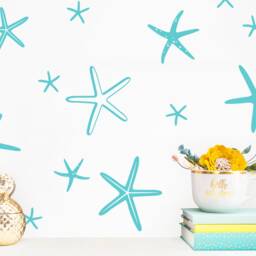 Starfish Wall Decals - Mermaid Decal, Decals, Sticker, Nursery, Gift For Her, Daughters, Decal - thumbnail 2