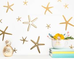 Starfish Wall Decals - Mermaid Decal, Decals, Sticker, Nursery, Gift For Her, Daughters, Decal