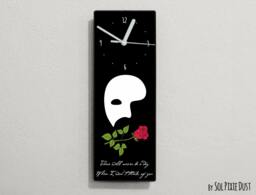 Phantom Of The Opera Quotes -There Will Never Be A Day When I Won't Think You - Wall Clock
