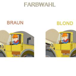 "Wall Sticker ""Bulldozer Construction Site" - thumbnail 2