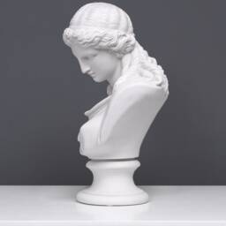 Eirene Statue - Greek Goddess Of Peace Bust Sculpture Roman Pax Neoclassical Made in Europe - 27cm/10.6 - thumbnail 4