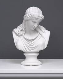 Eirene Statue - Greek Goddess Of Peace Bust Sculpture Roman Pax Neoclassical Made in Europe - 27cm/10.6