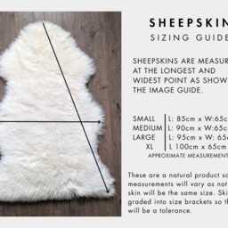 Genuine Natural British Sheepskin Rug Throw Cosy Warm Silky Fluffy Wool - thumbnail 4