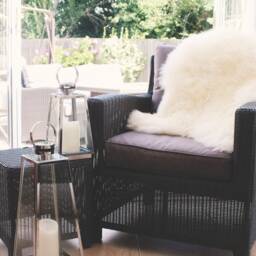 Genuine Natural British Sheepskin Rug Throw Cosy Warm Silky Fluffy Wool - thumbnail 2