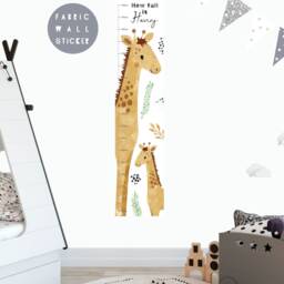Giraffe Height Chart Wall Decal Nursery Growth - thumbnail 2