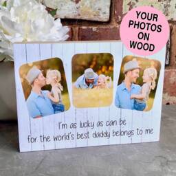 Daddy Photo Gift, Gift For Dad, Father's Day First Fathers Day, New Dad Custom Frame, I Love