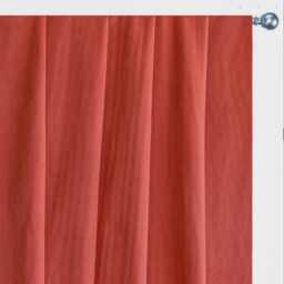 Rust Velvet Curtain Panels, Window Treatment - Rod Pocket, Grommet, Box Pleat, Three Pinch Tab Top & Plain Ring Top
