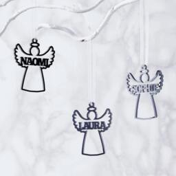 Personalised Angel Christmas Decoration - thumbnail 4