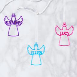 Personalised Angel Christmas Decoration - thumbnail 2