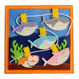 Handmade Quiet Book - Baby Shark & Other Nursery Rhymes - thumbnail 3