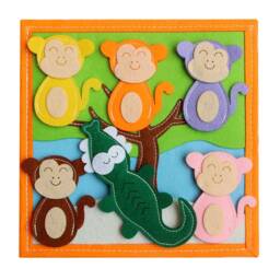 Handmade Quiet Book - Baby Shark & Other Nursery Rhymes - thumbnail 4