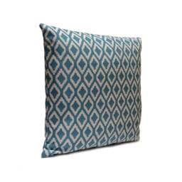 Turquoise Blue & White Pillow, Throw Pillow Cover, Decorative Cushion Pillowcase, Accent Indoor Outdoor - thumbnail 2