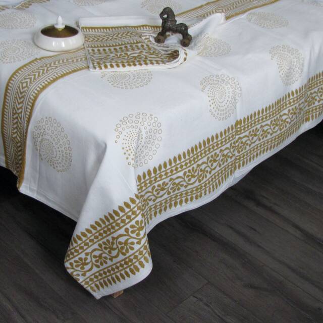 Full/Double Flat Sheet Cotton Bed Sheet, Bedspread, Bedding, Bed Linen, Boho, Bohemian - image 1