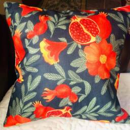 Pomegranate Print, Decorative Pillow Covers - thumbnail 3