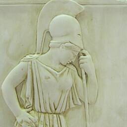 The Mourning Pensive Goddess Athena Relief Copy From Acropolis Museum , Replica Greek - thumbnail 2