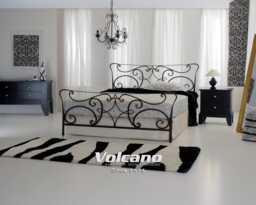 Wrought Iron Bed Norm 160x200 - Luxury Art Nouveau Baroque Metal Lifetime Guarantee - thumbnail 1