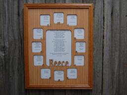 School Years Picture Frame K-12 Grade Personalized With Name, 11x14 K Thru 12Th Days Name - Back To - thumbnail 1