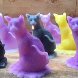Cat Candle/Candle/Figure/Sculpture/Candle 3D/Scented/Gift/Home Decor/Art Design/Design Candle/Fashionable Candle/Cats/Art/Deco/Unique/Animal - thumbnail 3