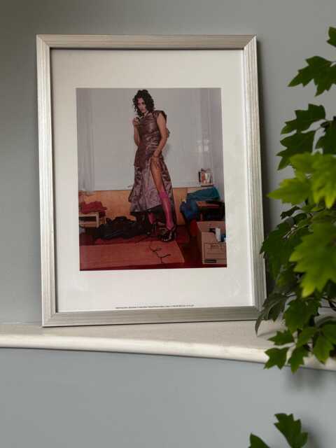Tracey Emin Portrait Print National Gallery Framed Silver Stunning - image 1