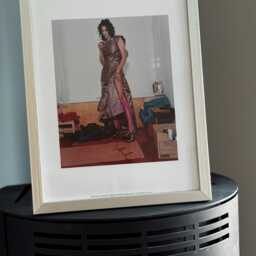 Tracey Emin Portrait Print National Gallery Framed Silver Stunning - thumbnail 2
