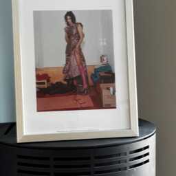 Tracey Emin Portrait Print National Gallery Framed Silver Stunning - thumbnail 3