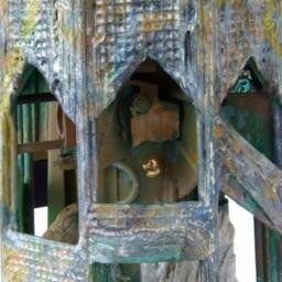 Industrial Tower, Gothic Inspired, Sculptural Construction, Found Objects Artwork - thumbnail 4