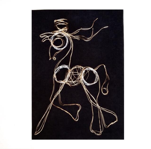 steampunk Horse Wire Sculpture Ooak/Art & Collectibles - image 1