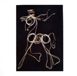 steampunk Horse Wire Sculpture Ooak/Art & Collectibles - thumbnail 1