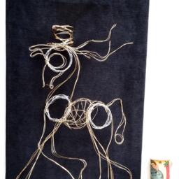 steampunk Horse Wire Sculpture Ooak/Art & Collectibles - thumbnail 3