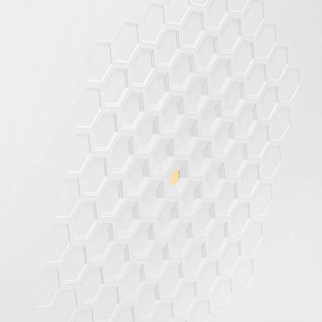 Layered Honeycomb Wall Sculpture, Minimalist Art, Wall Art D??cor, Luxury Decoration - image 1