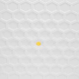 Layered Honeycomb Wall Sculpture, Minimalist Art, Wall Art D??cor, Luxury Decoration - thumbnail 2