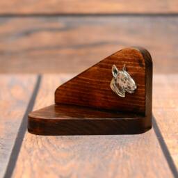 Bull Terrier - Wooden Candlestick With Dog, Souvenir, Decoration, Limited Edition, Collection - thumbnail 2