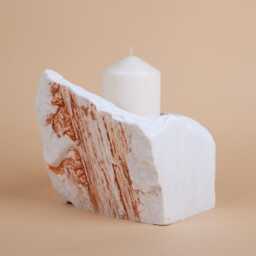 Handmade Dolomite Marble Wine Bottle Holder - thumbnail 4