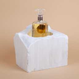 Handmade Dolomite Marble Wine Bottle Holder - thumbnail 1