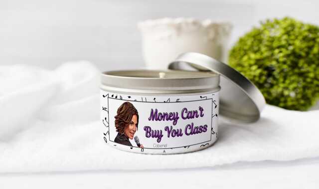 The Real Housewives Of New York Money Can't Buy You Class Candle Countess Luann 8Oz 16Oz Rhony - image 1