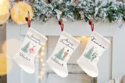 Personalised Christmas Special Delivery Stocking, First Family Stocking Set, Sugar Plum Fairy, Nutcracker