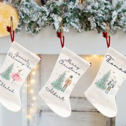 Personalised Christmas Special Delivery Stocking, First Family Stocking Set, Sugar Plum Fairy, Nutcracker - thumbnail 3