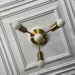 Solasta Modern 4 Light Sputnik Mid Century Industrial Chandelier - thumbnail 3