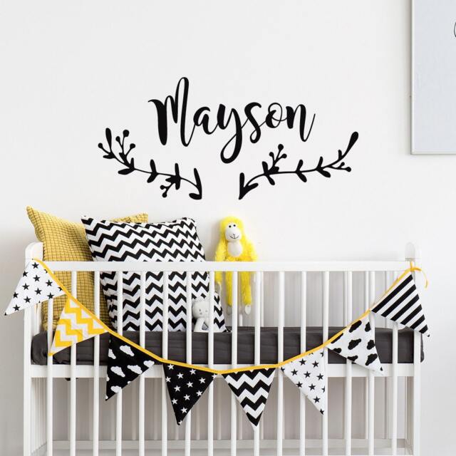Personalized Name Decal - Rustic Wall Childrens Nursery Baby Kids Boho Decor #81 - image 1