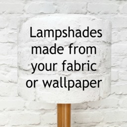 Custom Lampshade Handmade With Your Fabric Or Wallpaper - thumbnail 1