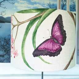 Custom Lampshade Handmade With Your Fabric Or Wallpaper - thumbnail 3