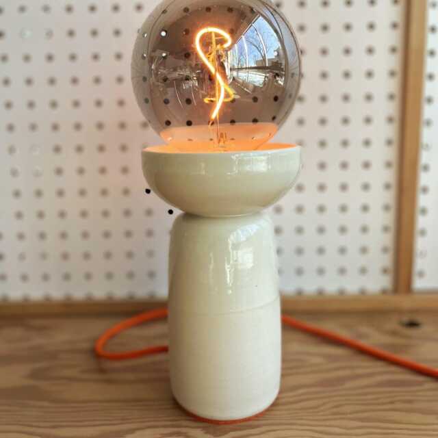 Mid-Century Modern Ceramic Table Lamp, Scandinavian Modernist Design - image 1